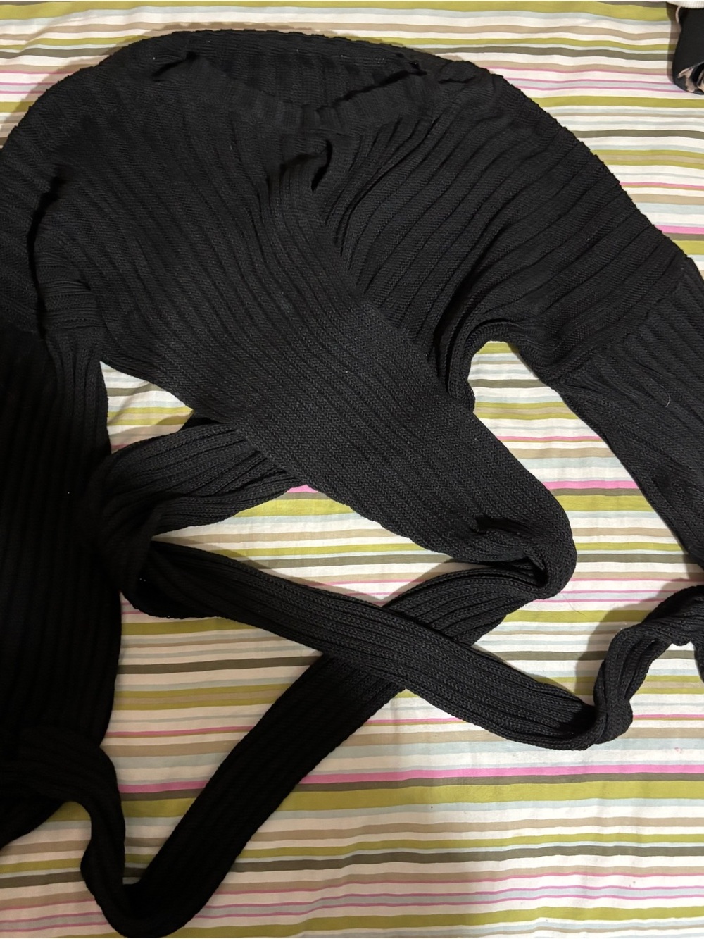 Black Ribbed Women’s Sweater - Classic Knit